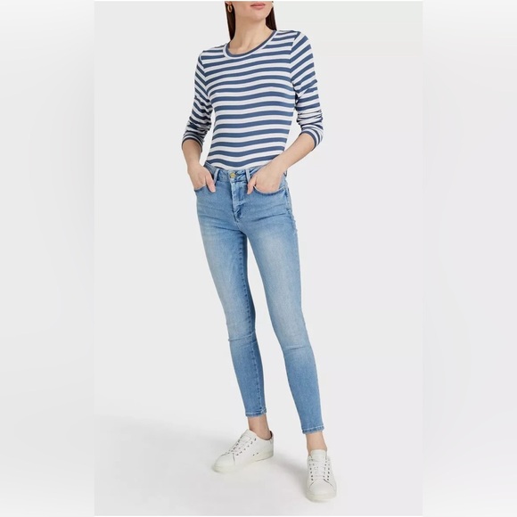 FRAME LE ONE SKINNY mid rise jeans - Picture 4 of 9